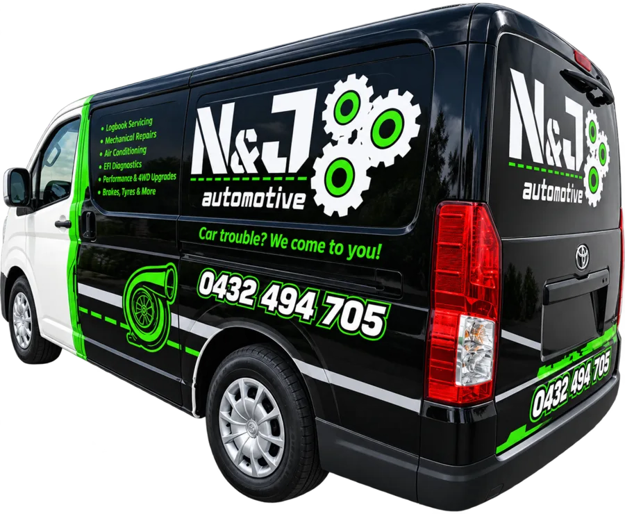 N & J Automotive mobile mechanic van